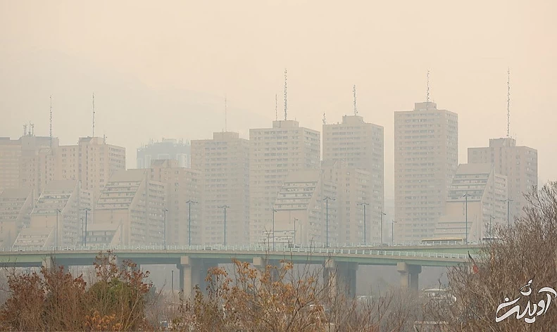 (تصاویر) شرایط ناسالم هوای تهران